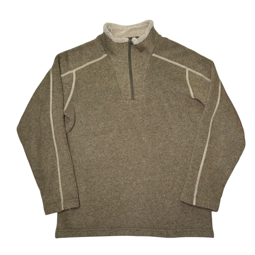Kuhl Europa 1/4 Zip Pullover Men's Size Small Oatmeal